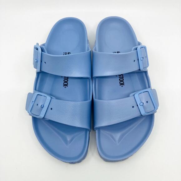 Birkenstock Arizona EVA Sandals Size 40 Womens 9 Narrow Fit Dusty Blue Slides - Picture 3 of 10